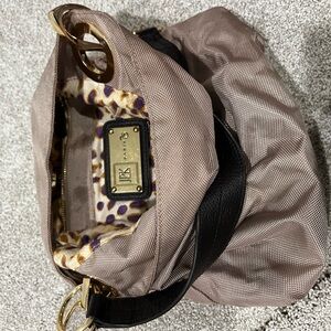 JPK Paris 75 gold/brown shoulder hobo bag!
